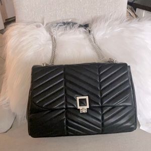 Topshop quilted chevron bag